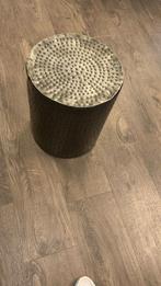 Metalen Bijzettafel / Krukje, Huis en Inrichting, Tafels | Bijzettafels, Minder dan 45 cm, Minder dan 55 cm, Gebruikt, Metaal of Aluminium