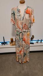 Mooie lange jurk Didi korte mouw pastelkleuren 44 46  nieuw, Kleding | Dames, Jumpsuits, Overige kleuren, Maat 46/48 (XL) of groter