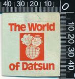 Sticker: Datsun - The word of Datsun (1), Ophalen of Verzenden, Zo goed als nieuw, Auto of Motor