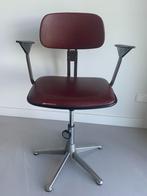 Vintage leren bureaustoel – Ahrend Cirkel (1973), Ophalen, Gebruikt, Overige kleuren, Bureaustoel