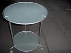 klein tafeltje, Ophalen, Minder dan 55 cm, Rond, Zo goed als nieuw