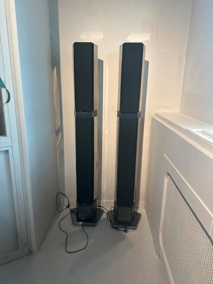 Bang & Olufsen Actieve Penta Speakers, Audio, Tv en Foto, Luidsprekers, Gebruikt, Front, Rear of Stereo speakers, 120 watt of meer