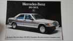 Mercedes 190 folder Nederland 1983, Boeken, Ophalen of Verzenden, Zo goed als nieuw, Mercedes