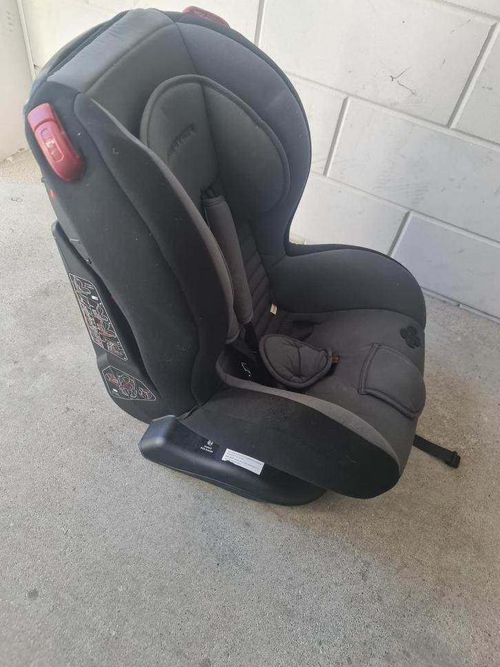 Kidsriver Autostoel (Groep 1) – Grijs/Zwart – Inclusief DSS, Kinderen en Baby's, Autostoeltjes, Zo goed als nieuw, Ophalen of Verzenden