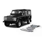 SKIDPLATE FULL KIT  w/st rods (3pcs) - ALU 6MM - LR DEFENDER, Verzenden, Nieuw
