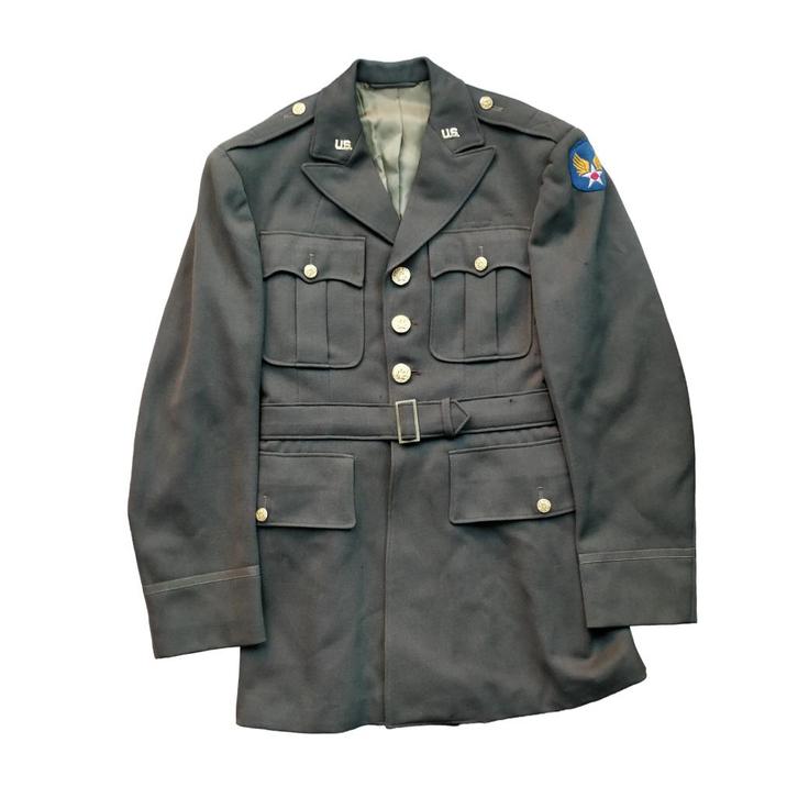 WWII USAAF Officers Class A Jacket Named, Verzamelen, Militaria | Tweede Wereldoorlog, Kleding of Schoenen, Amerika, Ophalen of Verzenden