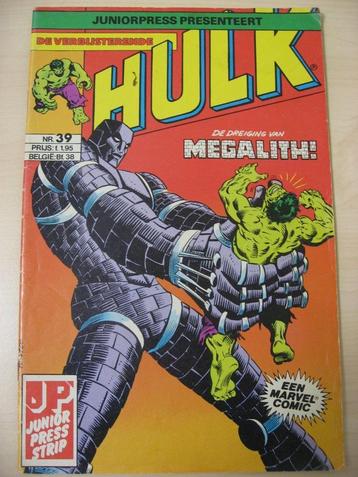 Hulk. Nr 39 De Dreiging van Megalith.  beschikbaar voor biedingen