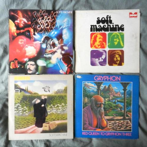 Collectie prog vinyl lp's Soft Machine en Gryphon, Cd's en Dvd's, Vinyl | Rock, Gebruikt, Progressive, Ophalen of Verzenden