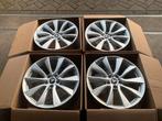 ORIGINELE 19 INCH TESLA MODEL 3 Y VELGEN EVNT.+ BANDEN, 19 inch, Gebruikt, ., Banden en Velgen