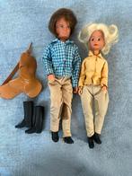 Vintage Barbie Anna Moore doll en vriend Peter, Fashion Doll, Gebruikt, Ophalen of Verzenden