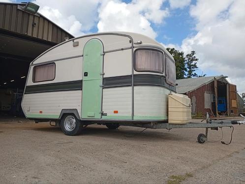 Constructam caravan – gezellig oudje (1981), Caravans en Kamperen, Caravans, Particulier, tot en met 4, 500 - 750 kg, Standaardzit