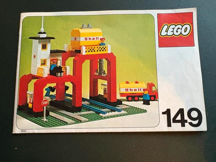 Lego trein instructie boekje 149, Kinderen en Baby's, Speelgoed | Duplo en Lego, Zo goed als nieuw, Ophalen of Verzenden