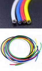 Braided shield guitar wire 22 awg – 1m (black,white,red), Moku Custom Guitars, Nieuw, 4613CB, Ophalen of Verzenden