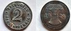 Speelgeld 2 Rechenpfennig 1924 Duitsland, Postzegels en Munten, Verzenden, Overige materialen, Buitenland