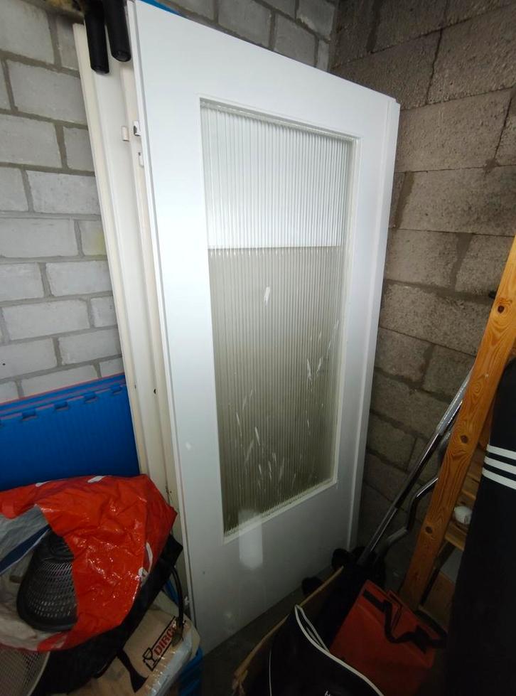 Binnendeuren, Doe-het-zelf en Verbouw, Deuren en Horren, Zo goed als nieuw, Binnendeur, 200 tot 215 cm, 80 tot 100 cm, Ophalen