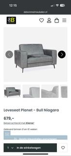 Loveseat Planet, groen/blauw, van Bommel meubel, Huis en Inrichting, Ophalen, Tweepersoons, Zo goed als nieuw, Minder dan 150 cm