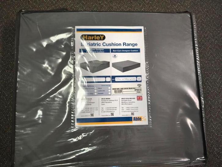 Bari care zitkussen - 56x46x10, Huis en Inrichting, Woonaccessoires | Kussens, Zo goed als nieuw, Zwart, Vierkant, Verzenden