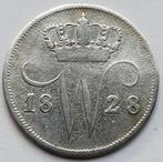 10 Cent 1828B 1e ( Fr ), Koning Willem I, Zilver, 10 cent, Ophalen of Verzenden