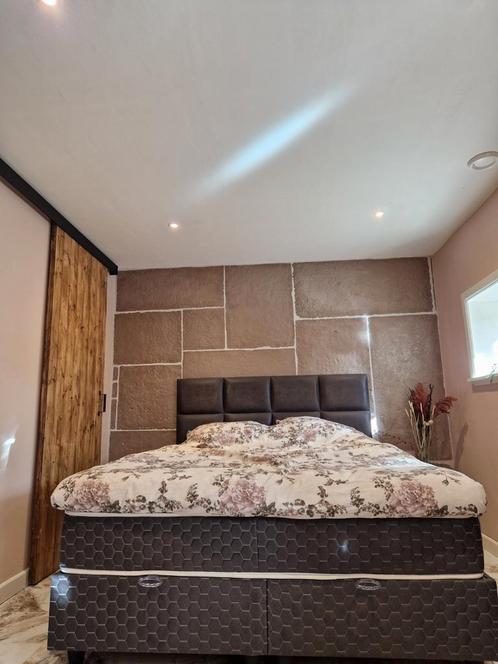 Zo goed als nieuw boxspringbed met opbergruimte 160x200, Huis en Inrichting, Slaapkamer | Boxsprings, Nieuw, 160 cm, 200 cm, Tweepersoons