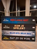 M.J. Arlidge - 4 Kindervers Thrillers, Boeken, Ophalen of Verzenden, Gelezen, M.J. Arlidge, Nederland