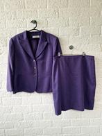 Stijlvol paars dames mantelpak  Tahari Arthur S. Levine XXXL, Ophalen of Verzenden, Maat 46/48 (XL) of groter, Paars