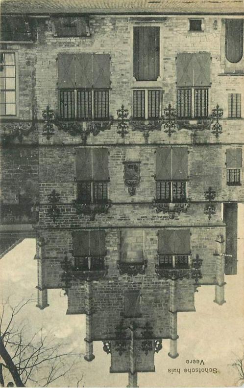 (381-084-011) Veere Schotsche Huis, Verzamelen, Ansichtkaarten | Nederland, Zeeland, Ophalen of Verzenden