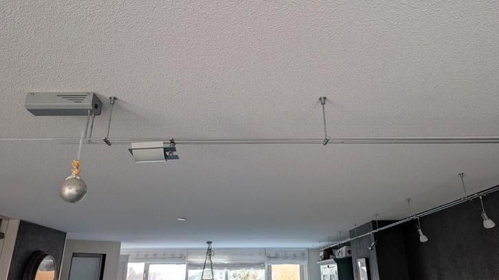 Oligo Rail Systeem Plafondverlichting, Huis en Inrichting, Lampen | Plafondlampen, Gebruikt, Metaal, Ophalen