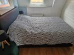 Boxspring 140200, Huis en Inrichting, Slaapkamer | Boxsprings, Ophalen, Zwart, Tweepersoons, 140 cm