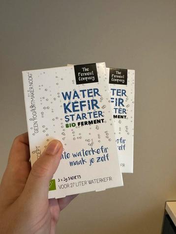 5 zakjes om waterkefir te maken (tht 31/7/26) beschikbaar voor biedingen