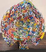 Vintage Murano millefiori “ murrines” blad schaaltje., Antiek en Kunst, Antiek | Glas en Kristal, Ophalen of Verzenden