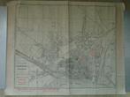 Nijmegen plattegrond 1900 antiek met reclame. Neerbosch, Verzamelen, Foto's en Prenten, Gebruikt, Ophalen of Verzenden, Voor 1940