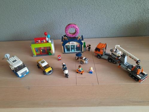 Lego City 60233 - Opening Donutwinkel, Kinderen en Baby's, Speelgoed | Duplo en Lego, Gebruikt, Lego, Complete set, Ophalen of Verzenden