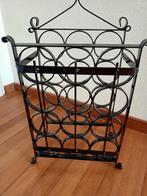 Wijnflessenrek - Stijlvol en praktisch, 5 tot 15 flessen, Ophalen of Verzenden, Zo goed als nieuw, Metaal