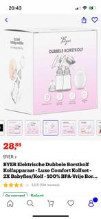 Dubbele elektrische borstkolf Byer, Ophalen of Verzenden, Zo goed als nieuw, Borstkolf