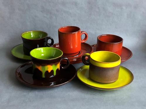 Diverse Fat Lava/Retro Kop en Schotels, €2,50 per stuk, Antiek en Kunst, Antiek | Servies los, Ophalen of Verzenden