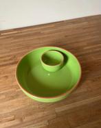 Hapjesschaal groen 26 cm, Ophalen of Verzenden, Overige stijlen, Aardewerk, Schaal of Schalen