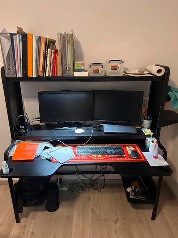 Zwart study Bureau 150x60cm beschikbaar voor biedingen