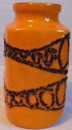 Retro W. Germany, Oranje Lava Vaas 216-20, Ophalen of Verzenden, Huis en Inrichting