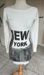 Creme grijze jurk moëwy, 36, Ophalen of Verzenden, Zo goed als nieuw, Maat 36 (S), Grijs