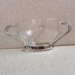 Vitrosax glazen soepkom schaaltje met RVS oortje - een stuks, Huis en Inrichting, Keuken | Servies, Ophalen of Verzenden, Glas
