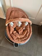 Nuna leaf met custom made bekleding roest oud roze, Kinderen en Baby's, Overige merken, Schommelstoel, Zo goed als nieuw, Met gordel(s) of riempje(s)
