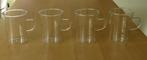 Douwe Egberts Thee Glazen 4 stuks, Ophalen, Glas of Glazen, Overige stijlen, Glas