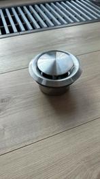 Afzuigventiel RVS - Gebruikt., Doe-het-zelf en Verbouw, Ventilatie en Afzuiging, Ophalen of Verzenden, Nieuw, Afzuiger