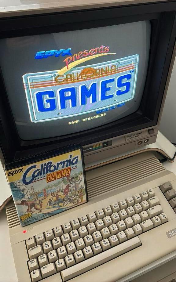 California Games C64 Disk Box GETEST, Computers en Software, Vintage Computers, Ophalen of Verzenden
