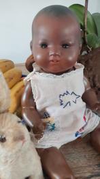 Antieke donker Armand Marseille pop, Verzamelen, Poppen, Ophalen of Verzenden, Gebruikt, Pop