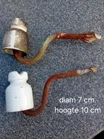 2 oude, antieke isolatoren, Ophalen of Verzenden