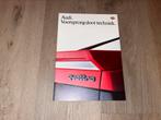 Folder Audi programma (80, 90, 100, 200, Coupé, Avant), Audi, Ophalen of Verzenden, Zo goed als nieuw