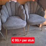 Stoelen Label 51 eetkamer Velvel Boucle Teddy Fluffy Draai, Huis en Inrichting, Ophalen, Nieuw, Vijf, Zes of meer stoelen