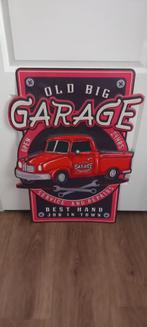 Grote Metalen Wandbord:Old Big Garage♥️SALE VERKOOP♥️, 1446dt, Nieuw, Ophalen of Verzenden, Bram