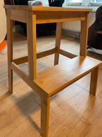 Krukje, opstapje, kleine trap van hout., Doe-het-zelf en Verbouw, Ladders en Trappen, Ophalen, Zo goed als nieuw, Minder dan 2 meter